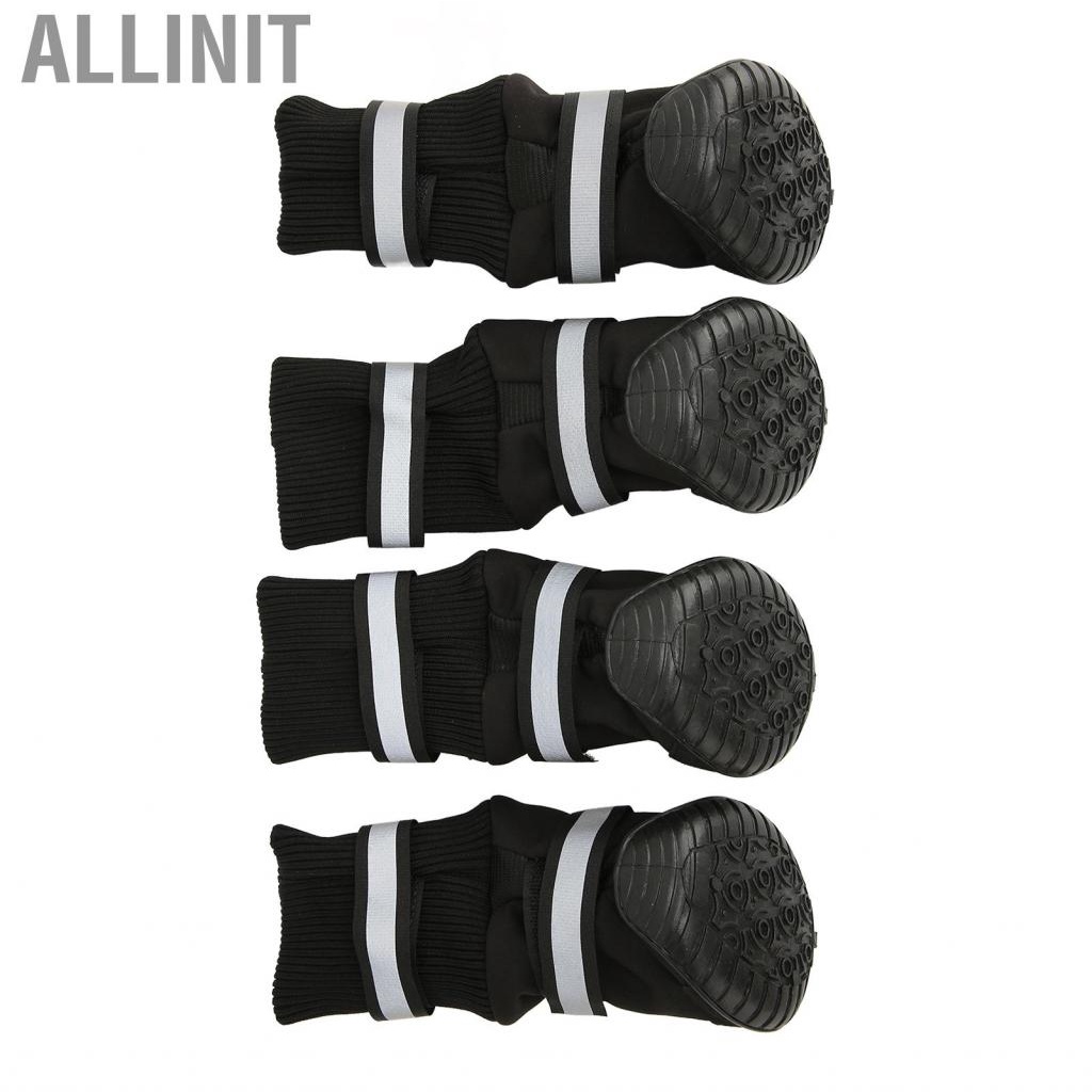 allinit-puppy-shoes-prevent-slip-dog-boot-adjustable-for-medium-dogs-traveling-walking