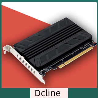 [Dcline.th] อะแดปเตอร์แปลงฮาร์ดไดรฟ์ M.2 NVMe SSD เป็น PCIE X16M 4 พอร์ต