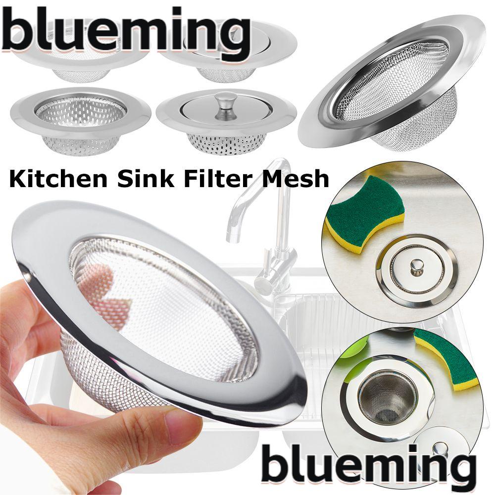blueming2-ที่กรองอ่างล้างจาน-พร้อมฝาปิด-เครื่องมือครัว-สเตนเลส-ที่กรองเศษอาหาร-หยุดผม