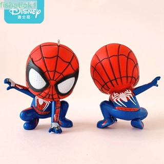 Fishstick1 โมเดลตุ๊กตาฟิกเกอร์ Spiderman Kawaii ของเล่น ของสะสม สําหรับเด็ก