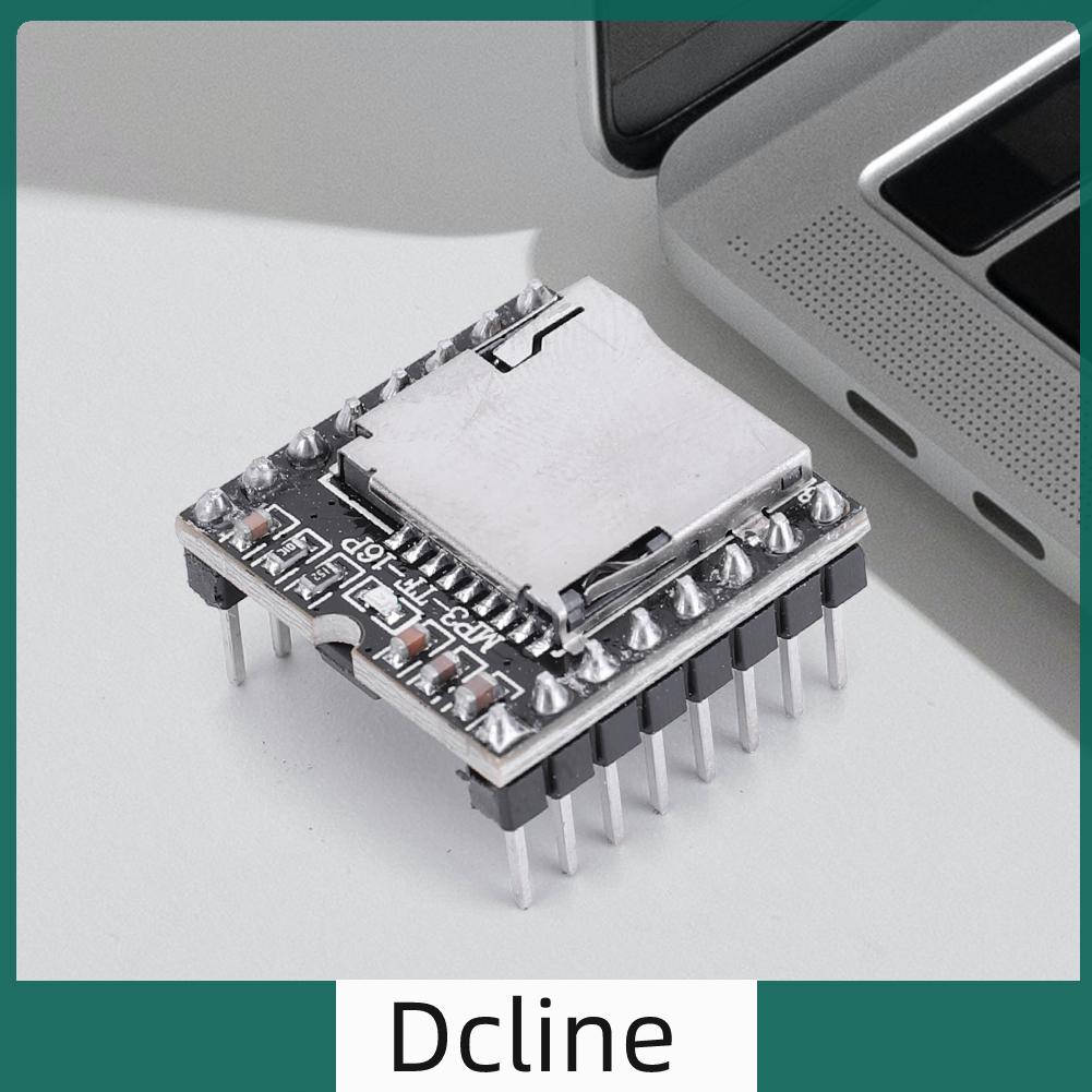 dcline-th-โมดูลเครื่องเล่น-mp3-df-ขนาดเล็ก-รองรับการ์ด-tf-สําหรับ-arduino