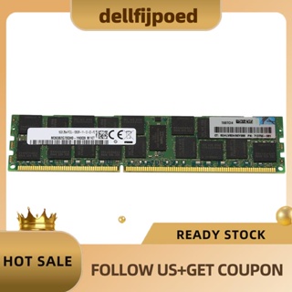 【dellfijpoed】หน่วยความจําเซิร์ฟเวอร์ Ddr3 16GB 1600MHz ECC REG RAM 240 Pins PC3L-12800R สําหรับ Intel AMD Desktop RAM Memoria