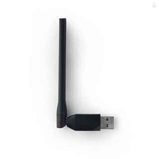 อะแดปเตอร์เครือข่ายไร้สาย 150Mbps USB WiFi USB2.0 802.11b g n พร้อมเสาอากาศ สําหรับ DVB-S2 STB