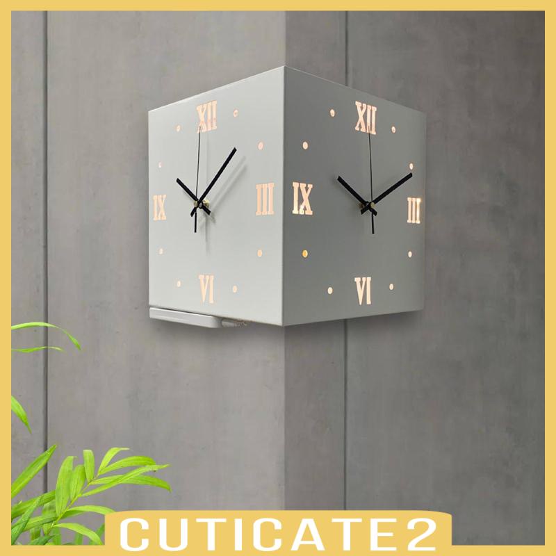 cuticate2-นาฬิกาแขวนผนังมุม-อ่านง่าย-สําหรับห้อง-ลานบ้าน