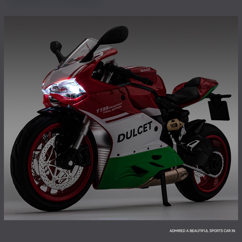 โมเดลรถจักรยานยนต์-1-12-ducati-1199-ของเล่นสําหรับเด็ก