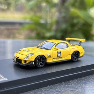 อิน✨✨ Master 1: 64 Mazda RX7 GULF Hatsune โมเดล รถ ของเล่นเด็กผู้ชาย ของขวัญวันเกิด ตกแต่งบ้าน