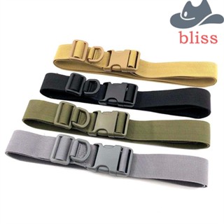 Bliss สายรัดเอวทหาร, เข็มขัดคอมแบท แบบปลดเร็ว สไตล์กองทัพ, เข็มขัดทนทาน หลายกระเป๋า เข็มขัด Molle ไนลอน สายรัดคงที่ ขี่จักรยานกลางแจ้ง