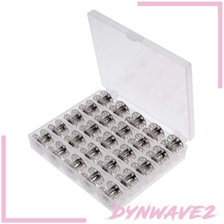 [Dynwave2] ม้วนกระสวย 25 ชิ้น พร้อมกล่องจัดเก็บ สําหรับเย็บปักถักร้อย DIY