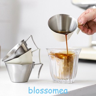 Blossomea ถ้วยตวงเอสเปรสโซ่ สเตนเลส พร้อมที่จับ สําหรับห้องครัว