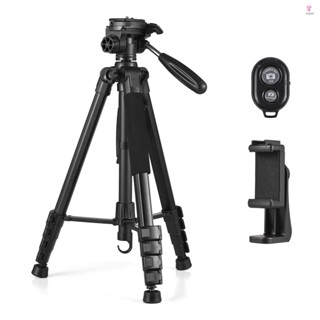 Andoer-2 Photography Tripod Stand Aluminum Alloy 360° Rotatable 5kg Load Capacity for DSLR Cameras