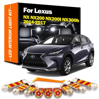 ชุดไฟแคนบัส Led 8 ชิ้น สําหรับ Lexus NX NX200 NX200t NX300h 2014 2015 2016 2017