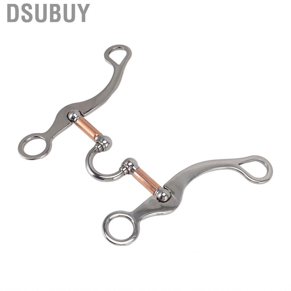 dsubuy-horse-snaffle-bit-stainless-steel-rose-gold-plated-gag-loose-ring-garde