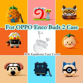 【คุณภาพสูง】เคสหูฟัง แบบนิ่ม ลายการ์ตูน สําหรับ OPPO Enco Buds 2 OPPO Enco Buds 2