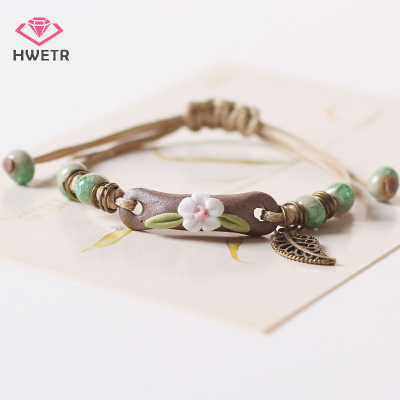 hwetr-สร้อยข้อมือเซรามิค-นวดมือ-ปรับได้-diy-เครื่องประดับ-สําหรับผู้หญิง