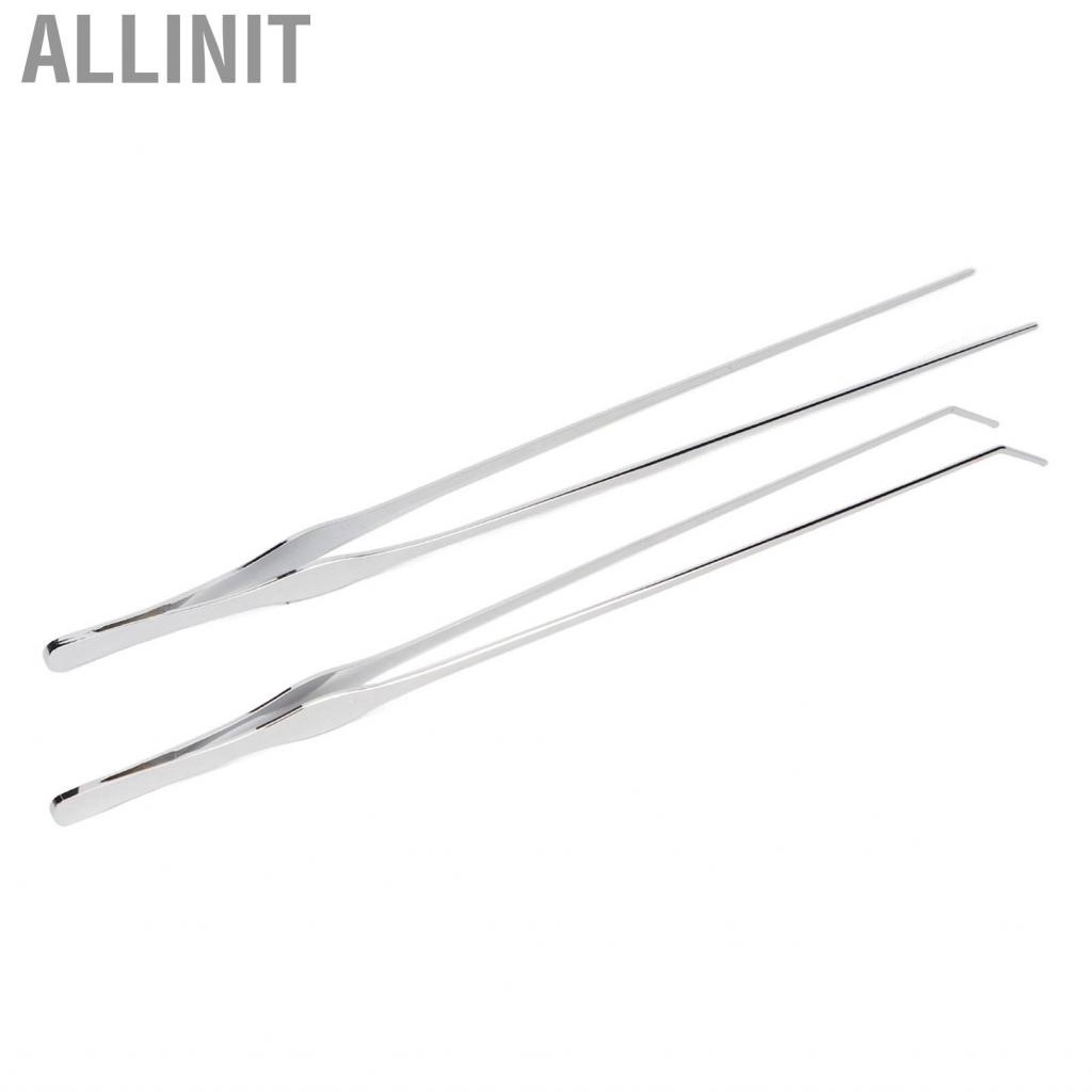 allinit-tweezers-professional-stainless-steel-rust-proof-reptile-tong-for