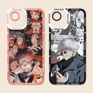 เคสโทรศัพท์มือถือแบบนิ่ม ใส ลายอะนิเมะ Gojo Satoru น่ารัก สําหรับ case samsung Galaxy A24 A14 A33 A73 A34 A54 A70 A22 Note 9 10 Plus 20 S9 S10 S23 S20 FE S21 S22 Ultra 5G