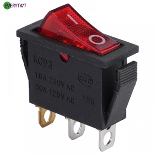 ⭐NEW ⭐Rocker Switch 3 Pins 3Pin AC 250V 16A Boat Cart DPST Durable Practical