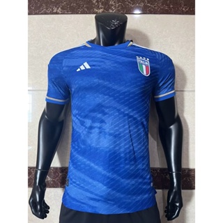 เสื้อกีฬาแขนสั้น ผ้าเจอร์ซีย์ ลายทีมชาติฟุตบอล Pirlo 23-24 New Italian ชุดเหย้า