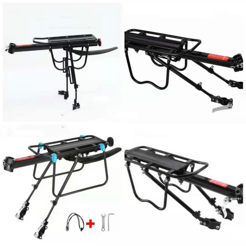 Cargo Bike Carrier Rear Luggage Rack Shelf Bracket Bicycle MTB Cradle ...