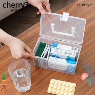 Cherry3 กล่องเก็บยา แบบปิดผนึก ป้องกันฝุ่น สําหรับครัวเรือน