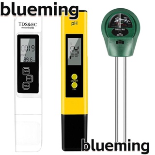 Blueming2 เครื่องวัดความชื้นในดิน พลาสติก TDS ppm 0-9999 ppm 0.00- 14.00 pH สีเหลือง ขาว เขียว 3 ชิ้น