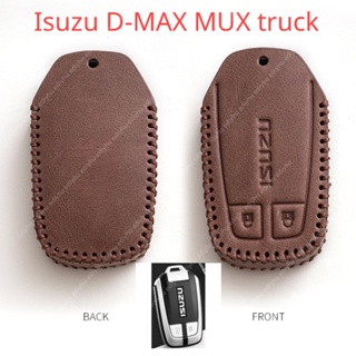 Isuzu เคสกุญแจรีโมตรถยนต์ แบบหนัง อุปกรณ์เสริม สําหรับ Isuzu D-MAX MUX Truck DMAX 2015 2016 2017 2018 2019 2020