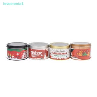 【loveoionia1】กล่องดีบุก ทรงกลม แบบพกพา สําหรับใส่ขนมหวาน กาแฟ น้ําตาล【IA】