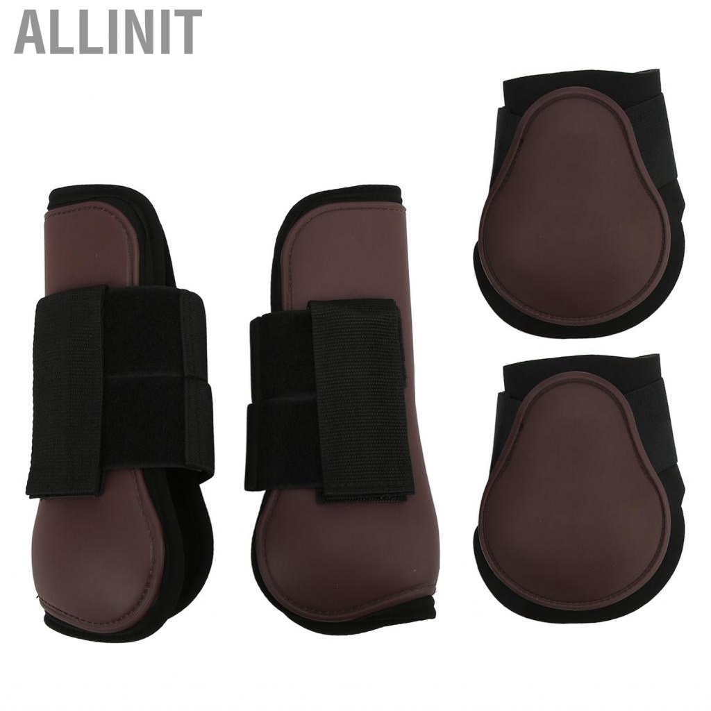 allinit-4pcs-farm-horse-leg-boots-support-boot-protection-equestrian-new
