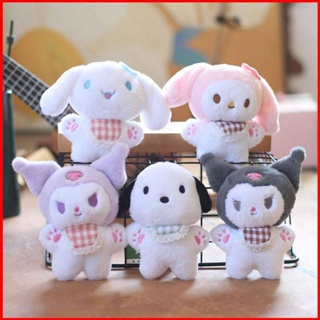 พวงกุญแจ จี้ตุ๊กตา Fash Sanrio Kuromi Melody Cinnamoroll Pochacco ของเล่นสําหรับเด็ก