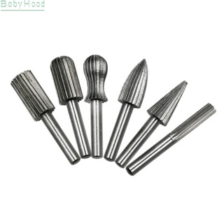 【Big Discounts】Versatile Carbide Cutter Rotary File Set for Engraving Carving and Grinding 6pcs#BBHOOD