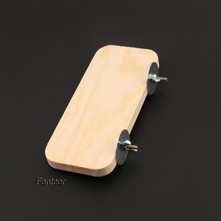 [Fenteer] ของเล่นแพลตฟอร์มไม้ ทรงสี่เหลี่ยม สําหรับนกแก้ว