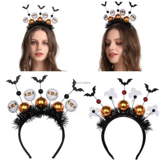 Ch*【พร้อมส่ง】ที่คาดผม รูปค้างคาว 3D สําหรับตกแต่งปาร์ตี้ฮาโลวีน