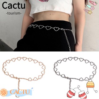 Cactu สายโซ่โลหะ คล้องเอว สไตล์ฮิปฮอป สําหรับผู้หญิง