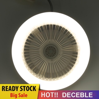 [Deceble.th] โคมไฟระย้าติดเพดาน E27 5 ใบพัด หรี่แสงได้