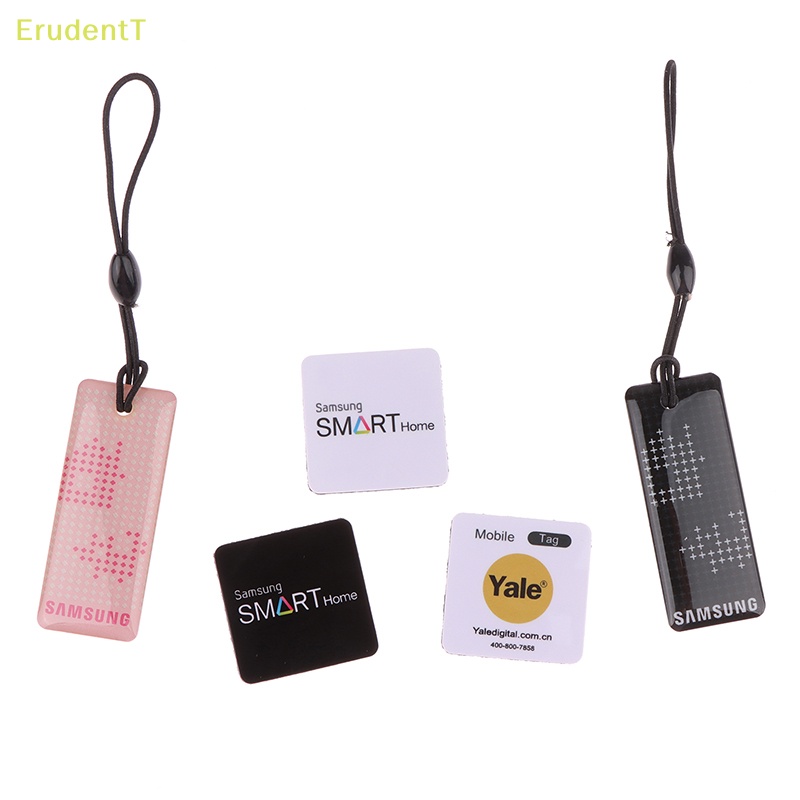 erudentt-พวงกุญแจอิเล็กทรอนิกส์-สแกนลายนิ้วมือ-nfc-rf-13-56mhz-ic-card-ใหม่