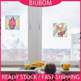 Biuboom สติกเกอร์ปักครอสสติตช์คริสตัล เพชรเทียม รูปการ์ตูน Diy สําหรับตกแต่งบ้าน