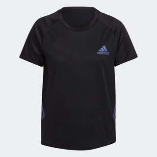 adidas วิ่ง เสื้อวิ่ง Parley Adizero ผู้หญิง สีดำ HB9315