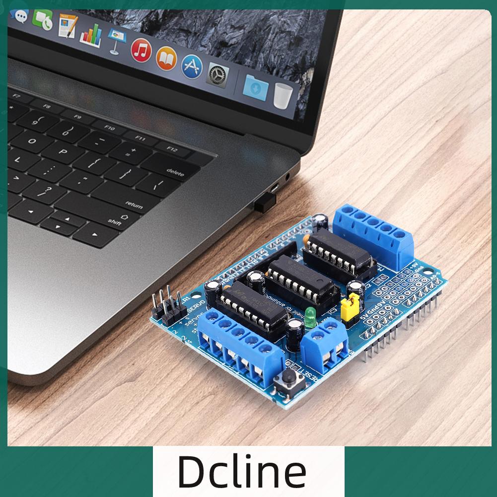 dcline-th-บอร์ดขยายมอเตอร์ไดรฟ์-l293d-h-bridge-สําหรับ-arduino