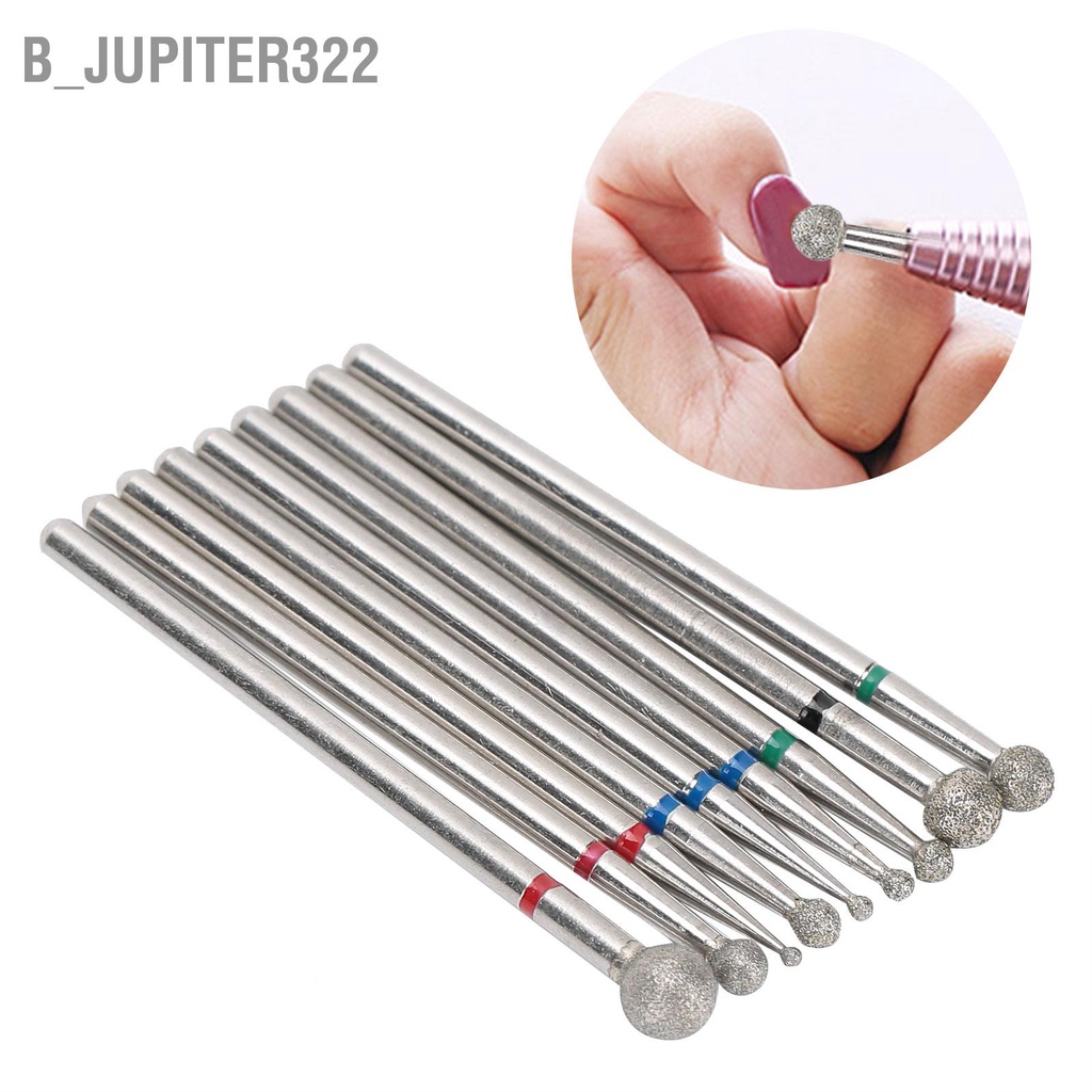 b-jupiter322-9pcs-nail-drill-bits-emery-polishing-grinding-sanding-head-manicure-milling-cutter-bit