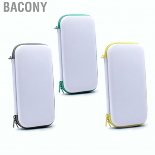 Bacony Game Console Carrying Case Shock Absorbing Scratch Proof Lining Hard  Storage Bag for Switch Lite