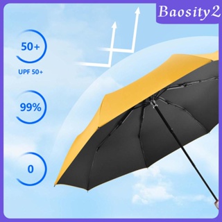 [Baosity2] ร่มกันฝน แบบเปิดปิด พร้อมสายคล้องข้อมือ และที่จับน่ารัก สําหรับเดินทาง
