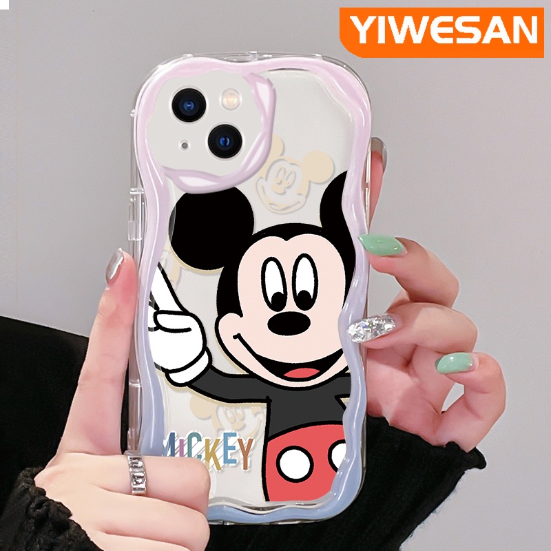 เคสโทรศัพท์มือถือ-ซิลิโคนใส-กันกระแทก-ลายการ์ตูนมิกกี้เมาส์น่ารัก-สําหรับ-iphone-14-pro-max-14-plus-13-pro-max-13-mini