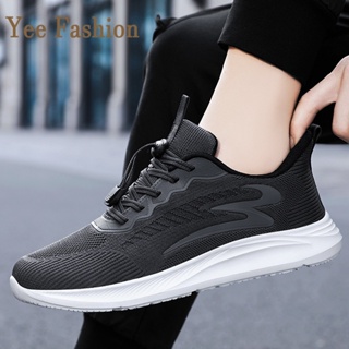 YEE Fashion รองเท้าผ้าใบผู้ชาย รองเท้าลำลองผู้ชาย  ท้าผ้าใบแฟชั่น สไตล์เกาหลี กีฬากลางแจ้ง ทำงาน ท้าลำลอง XYD2390VSL 37Z230912
