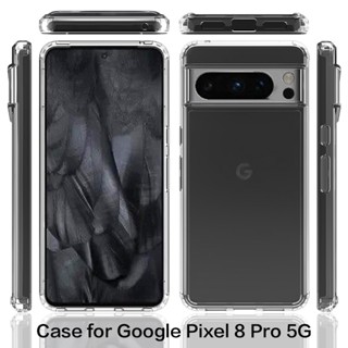 เคสอะคริลิคใส TPU กันกระแทก บางพิเศษ สําหรับ Google Pixel 8 8 Pro ELVEV