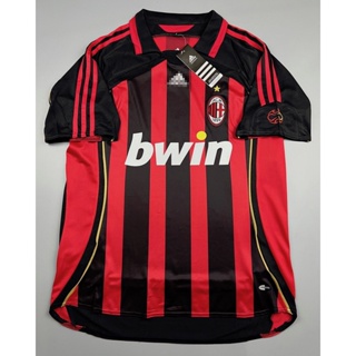 เสื้อบอล ย้อนยุค เอซี มิลาน เหย้า 2006-07 Retro AC Milan Home เรโทร คลาสสิค