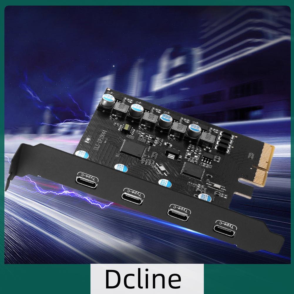 dcline-th-การ์ดไรเซอร์-5v-20gbps-pci-e-เป็น-type-c-รองรับ-windows7-8-10-mac-os-linux