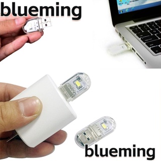 Blueming2 หลอดไฟอ่านหนังสือฉุกเฉิน พลาสติก USB ขนาดเล็ก สําหรับแล็ปท็อป