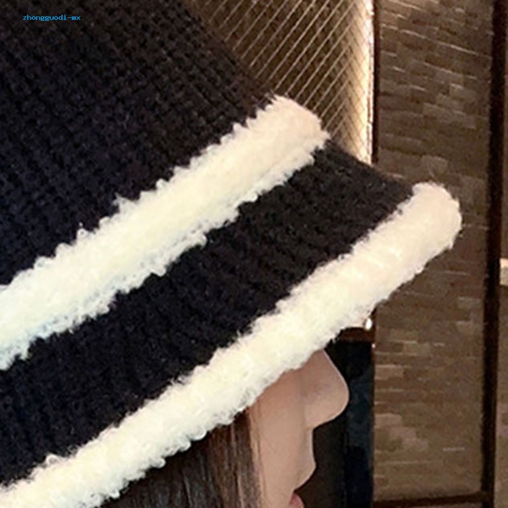 zhongguodi-หมวกบักเก็ต-พับได้-ให้ความอบอุ่น-เหมาะกับหน้าหนาว-และฤดูใบไม้ร่วง-และฤดูหนาว-สําหรับผู้หญิง