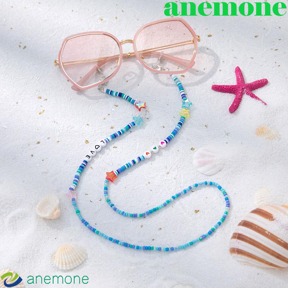 anemone-สายโซ่คล้องแว่นตากันแดด-ประดับลูกปัดดาวห้าแฉก-สไตล์โบฮีเมียน
