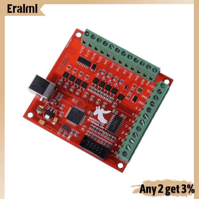 eralml-cnc-usb-mach3-100khz-บอร์ดเบรกเอาท์-4-แกน-อินเตอร์เฟซ-ไดรเวอร์-ตัวควบคุมการเคลื่อนไหว